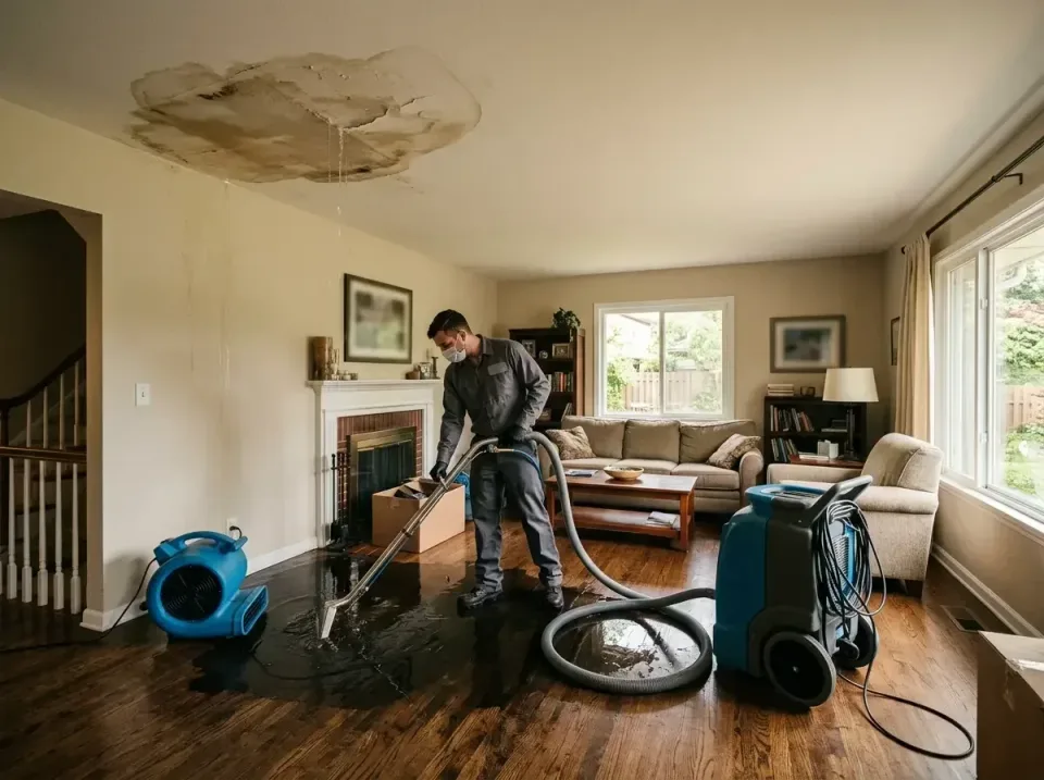 attic-pipe-burst-ceiling-drip-008 — frequently asked questions, Water Damage Restoration & Carpet Care in Hillandale, MD